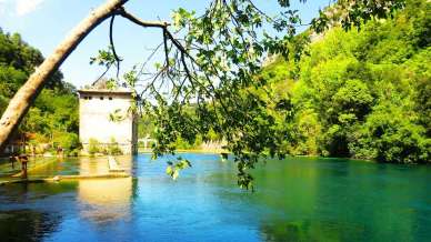 Le piscine naturali di Stifone sul fiume Nera