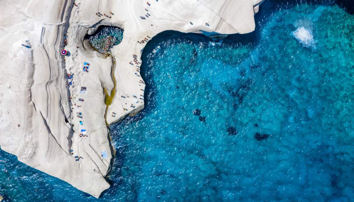 Sarakiniko Beach, Grecia