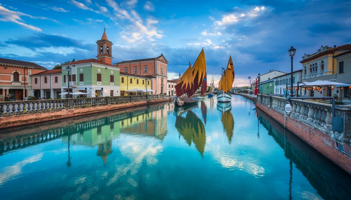 Cesenatico, location de "La ricetta della felicità"