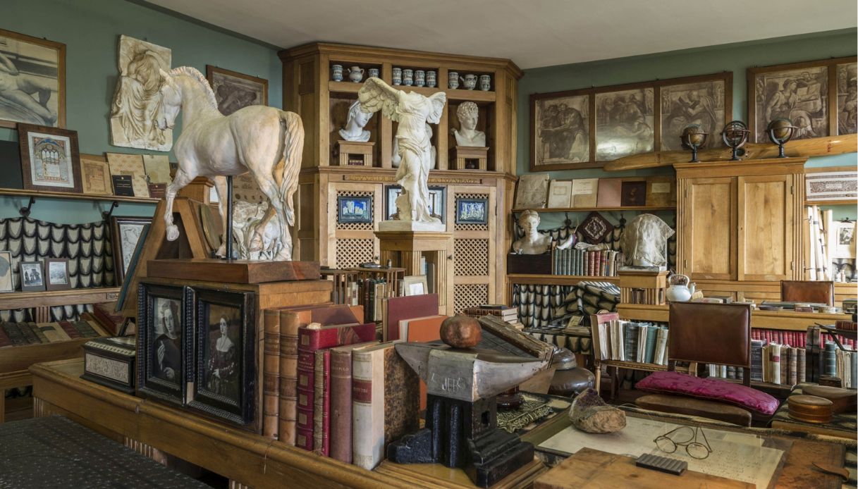 Interno del Vittoriale a Gardone Riviera