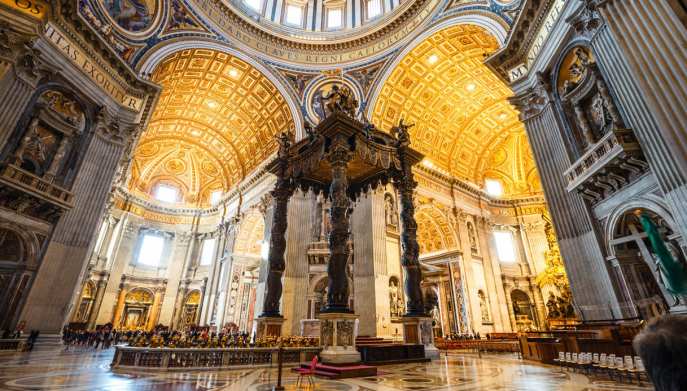 Il baldacchino di San Pietro