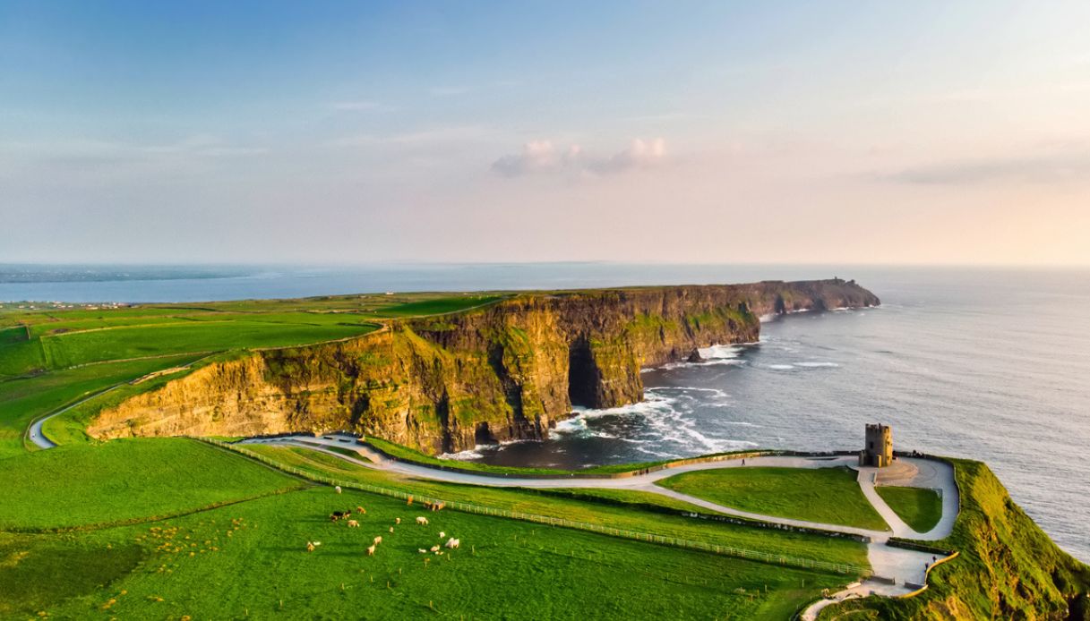 Panorama delle Scogliere di Moher, Irlanda