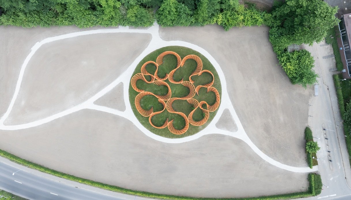 Il labirinto in acciaio a Lovanio