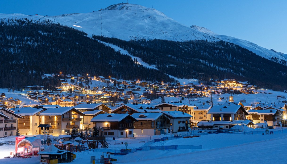 La magia della sera a Livigno