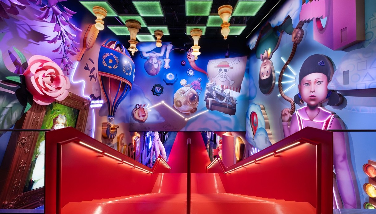 L'atrio della Netflix House