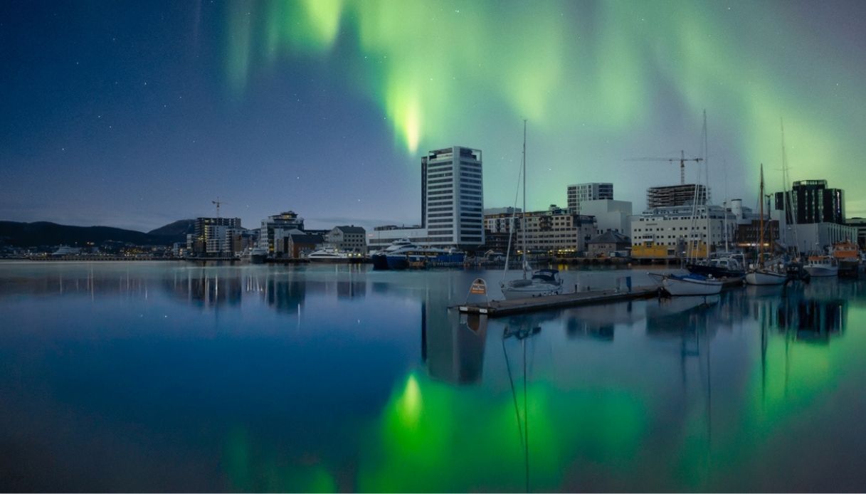 Bodø, in Norvegia, è la città dell’aurora boreale