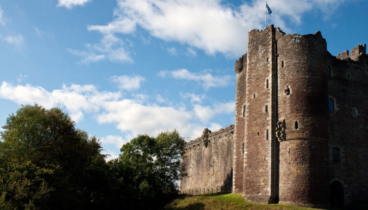 Castello di Doune usato come set per la serie Outlander