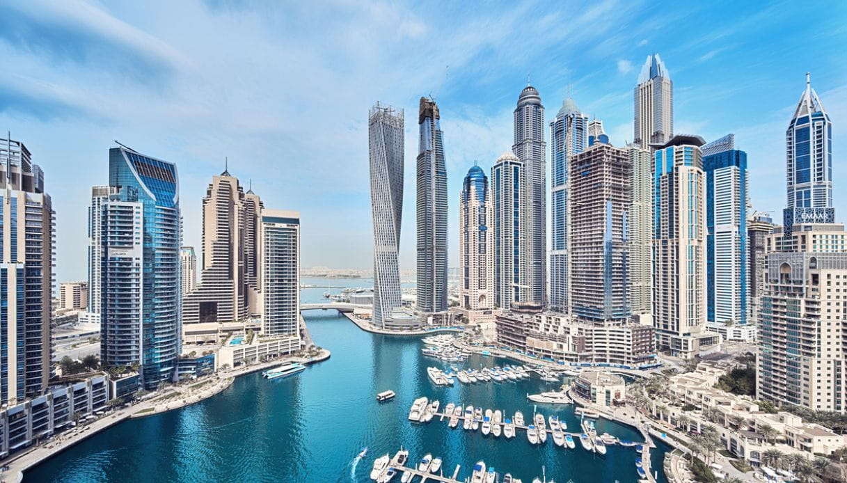 Skyline di Dubai Marina City 