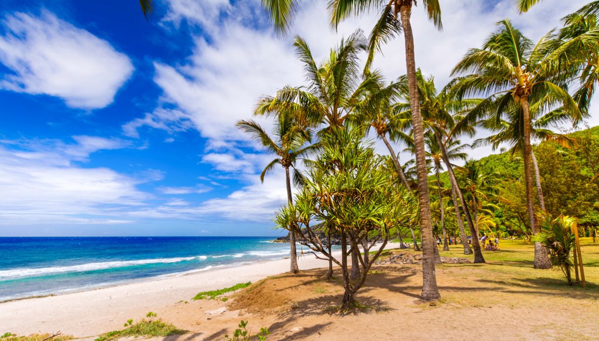Veduta della Spiaggia di Grande Anse, Reunion
