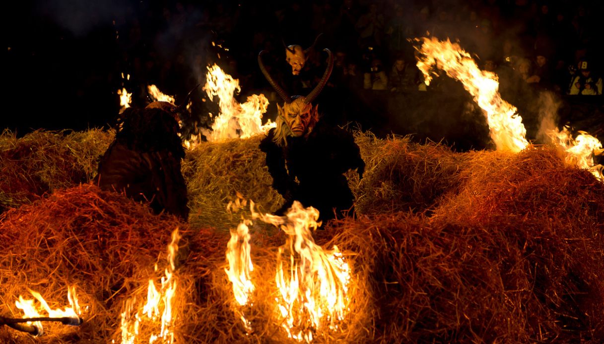 I tradizionali Krampus di Tarvisio