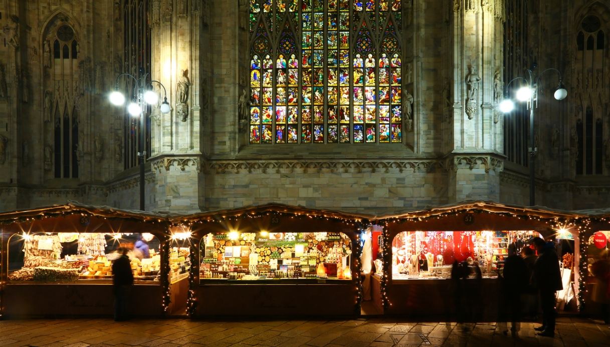 Mercatini di Natale a Milano in Piazza Duomo