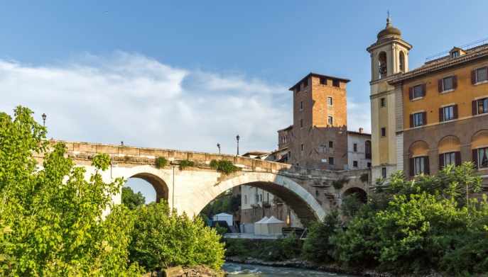 Il Ponte Fabricio a Roma