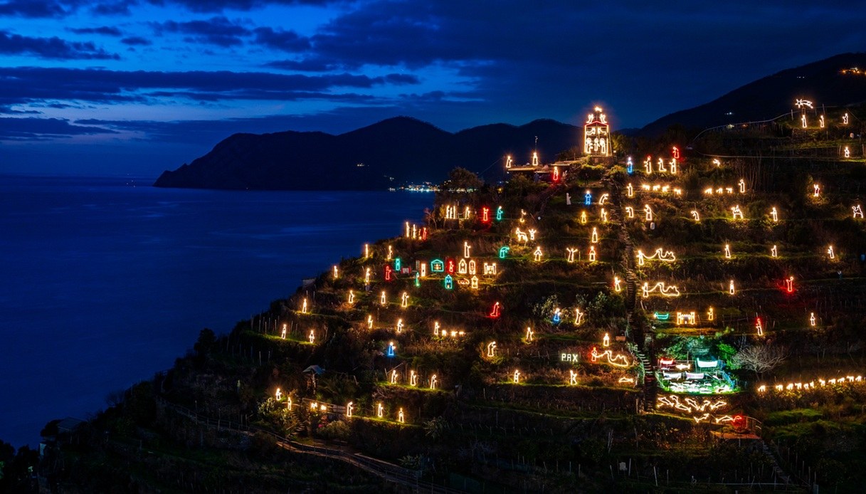 Presepe di Manarola alle Cinque Terre