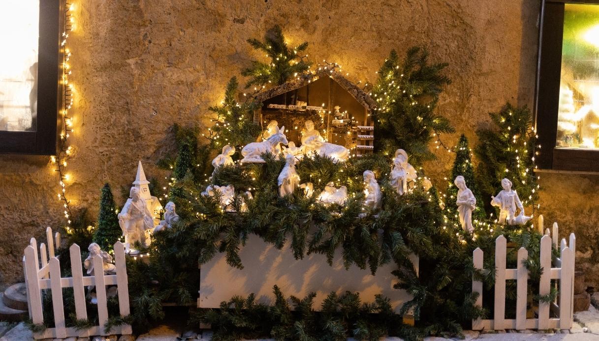 Presepe natalizio a Erice