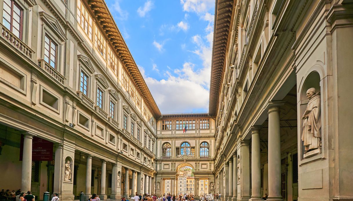Scorcio degli Uffizi a Firenze
