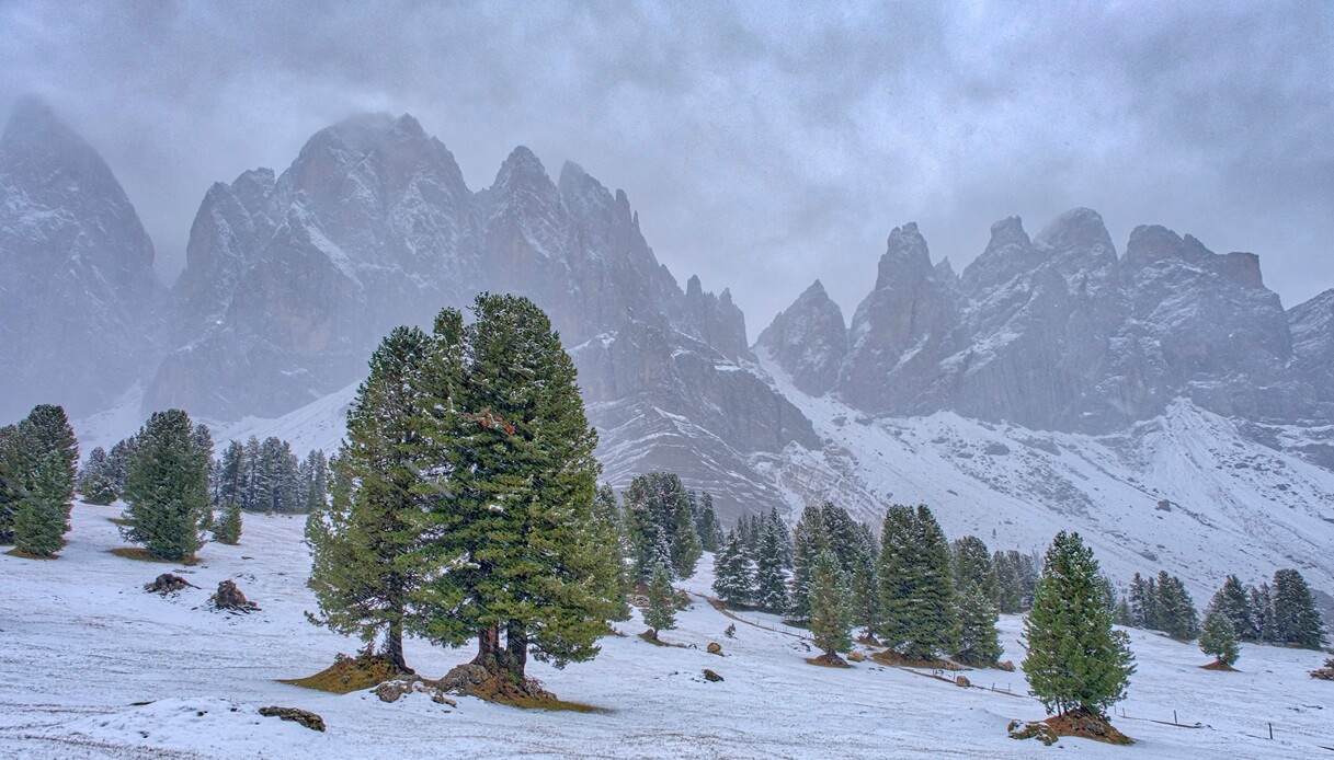 Val di Funes inverno