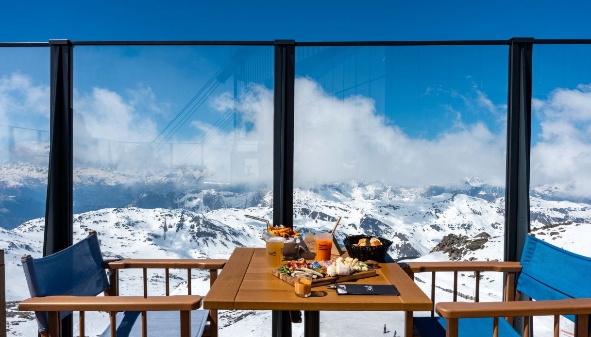 Val Thorens rooftop con vista