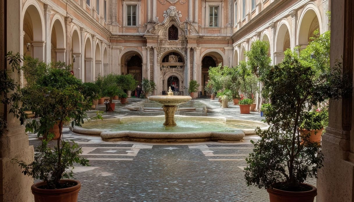 Roma nascosta: i cortili segreti tra arte e prospettiva