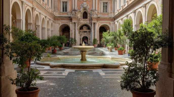 Roma nascosta: i cortili segreti tra arte e prospettiva