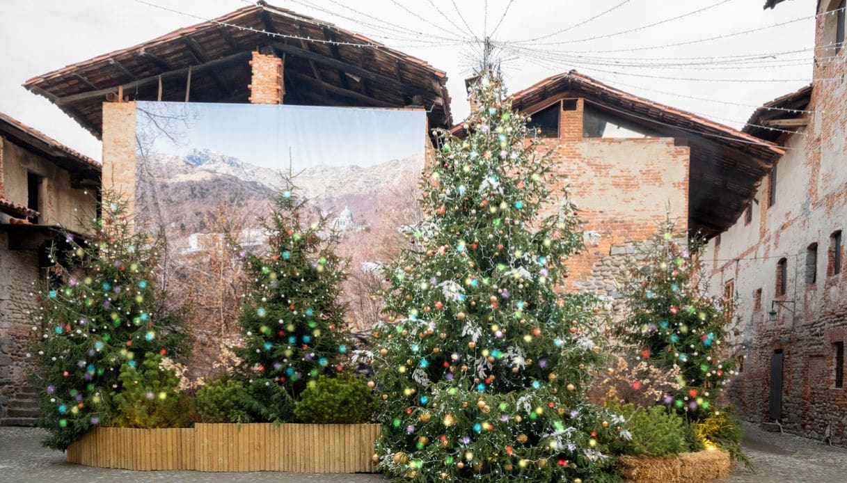 Alberi di Natale a Ricetto di Candelo