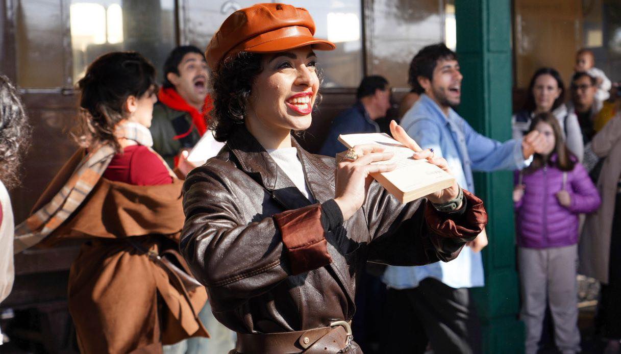 Performer sul treno storico in Sicilia