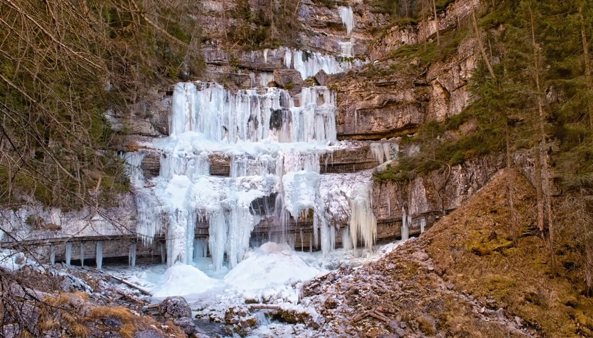 Cascate ghiacciate Italia inverno