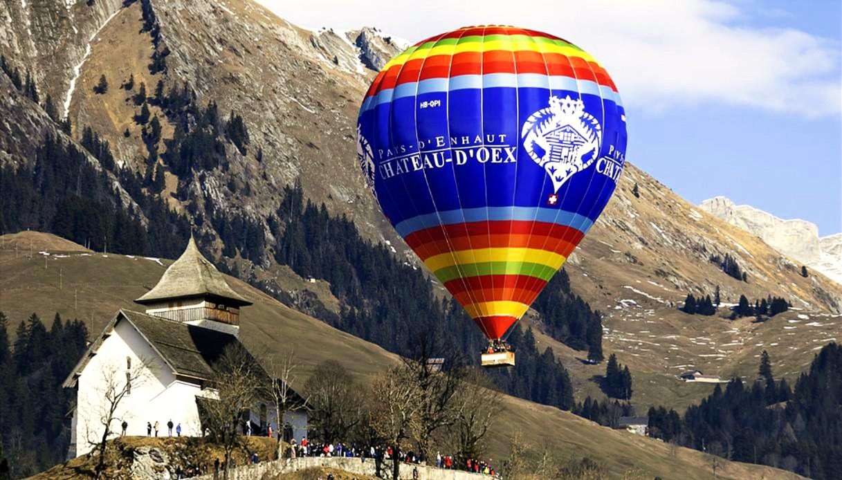 Château-d’Œx, festival mongolfiere