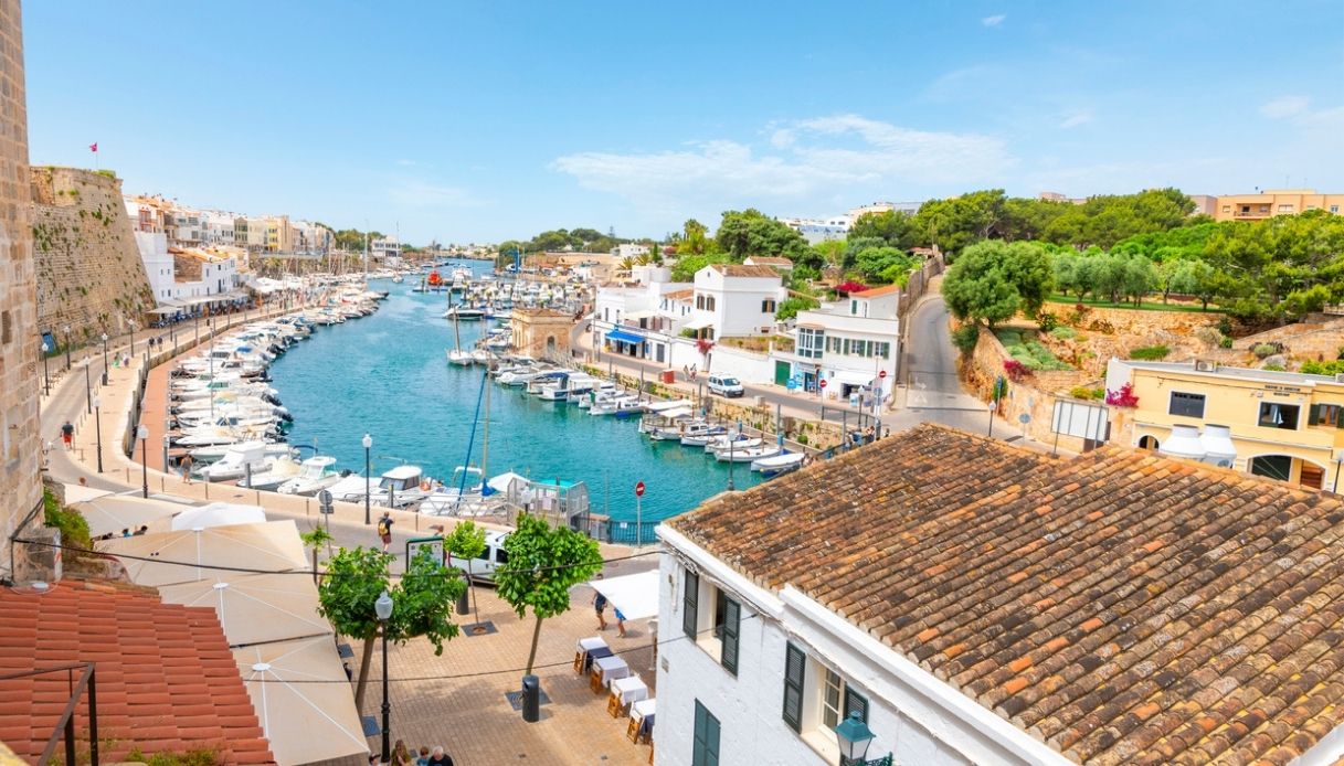 Il porto di Ciutadella a Minorca
