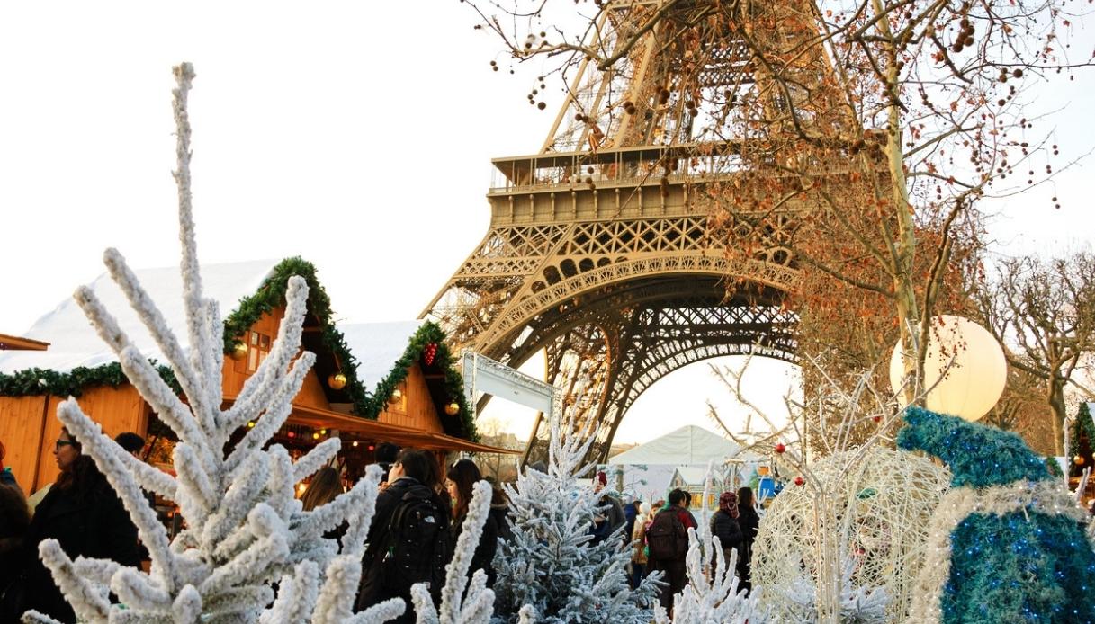 Parigi nel periodo natalizio