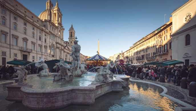 Piazza Navona, 1 gennaio