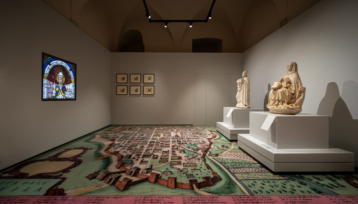 Castello dell’Aquila, Sala Celestino V e Basilica di Collemaggio