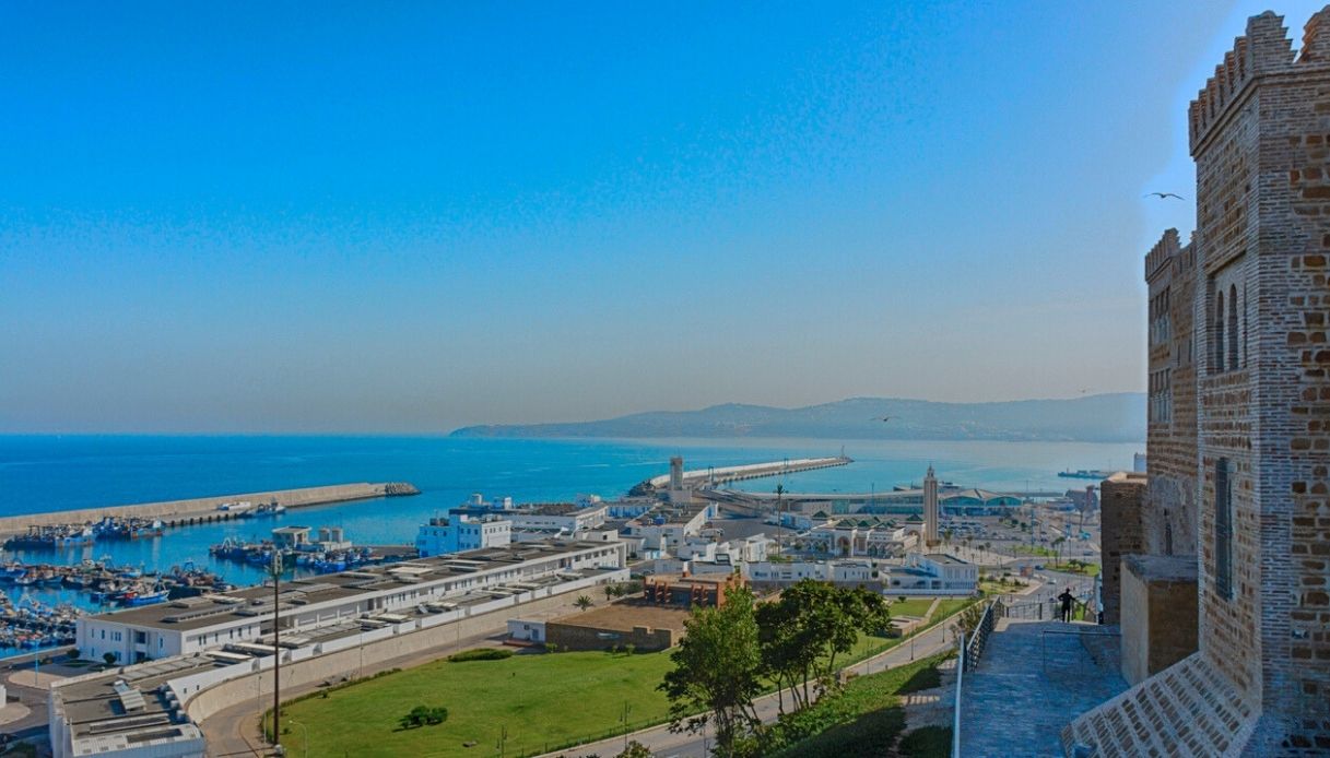 Vista aerea di Tangeri