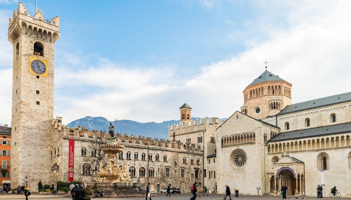 Trento e la piazza centrale