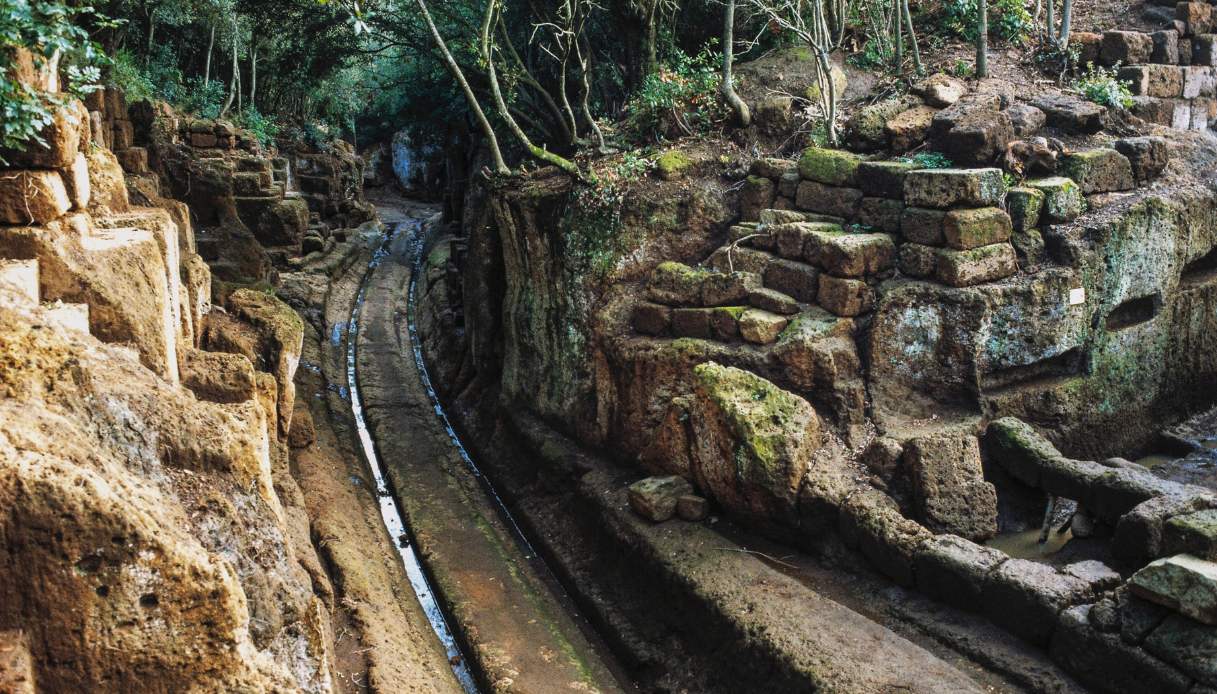 Via degli Inferi, Necropoli della Baditaccia