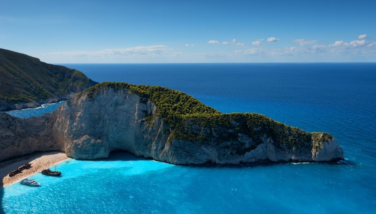 Zante e la sua spiaggia pi&ugrave; famosa