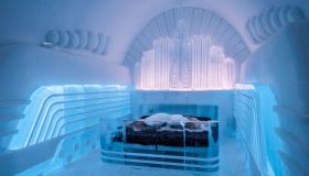 Un hotel di ghiaccio e luce: il più bello del pianeta è nella Lapponia svedese