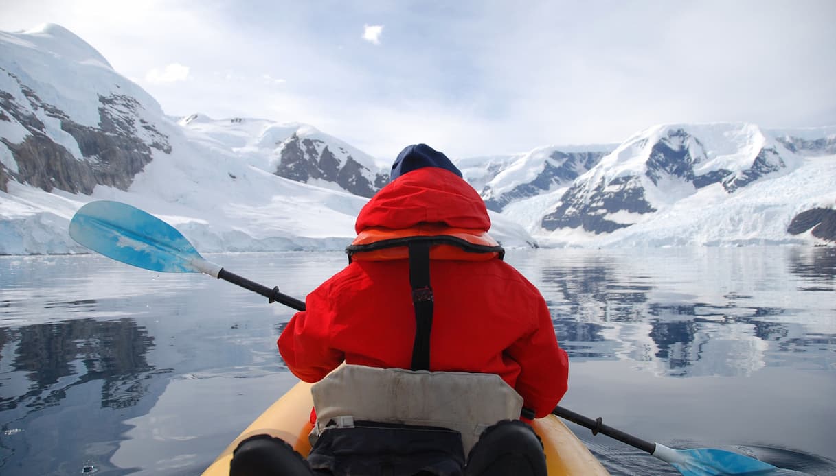 Antartide, kayak