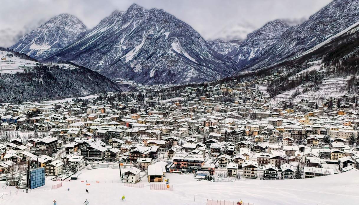Bormio innevata, pronta per le Olimpiadi