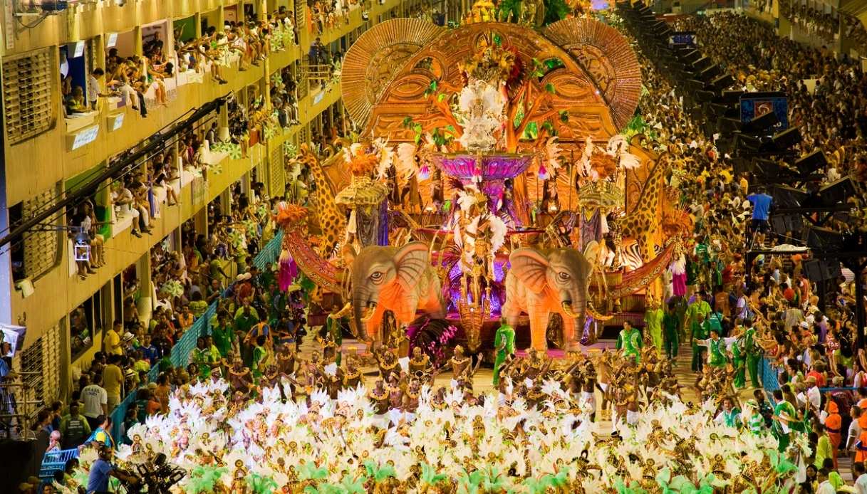 Parata nel carnevale di Rio de Janeiro