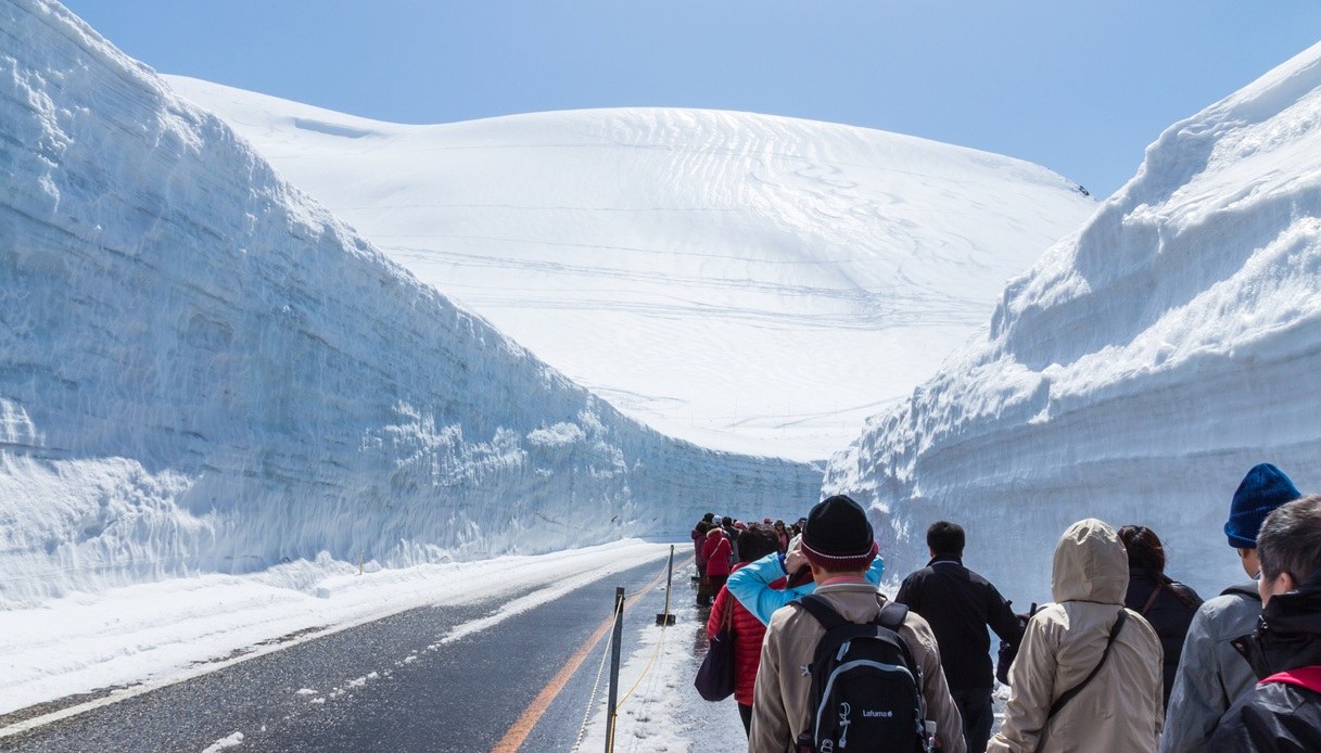 Il Corridoio della Neve di Tateyama