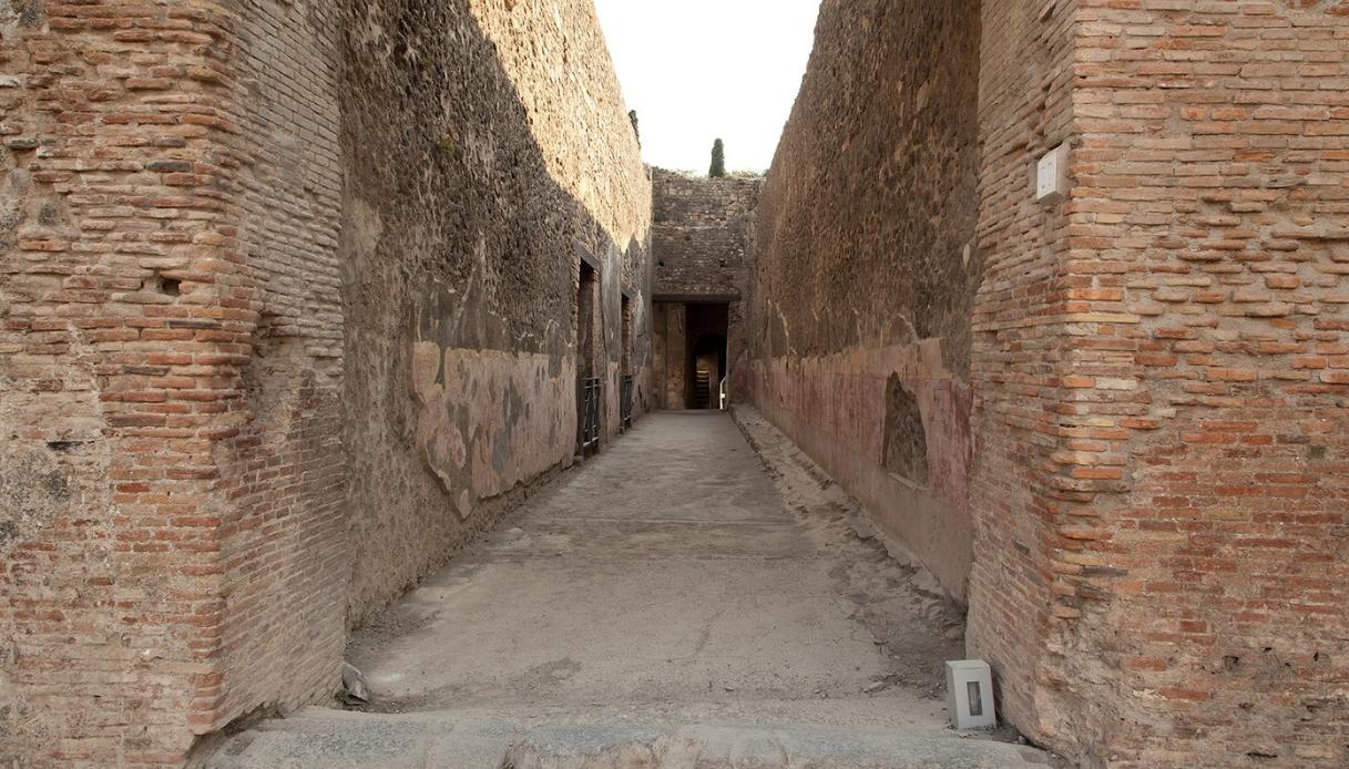 Il Corridoio Teatri nel parco archeologico di Pompei