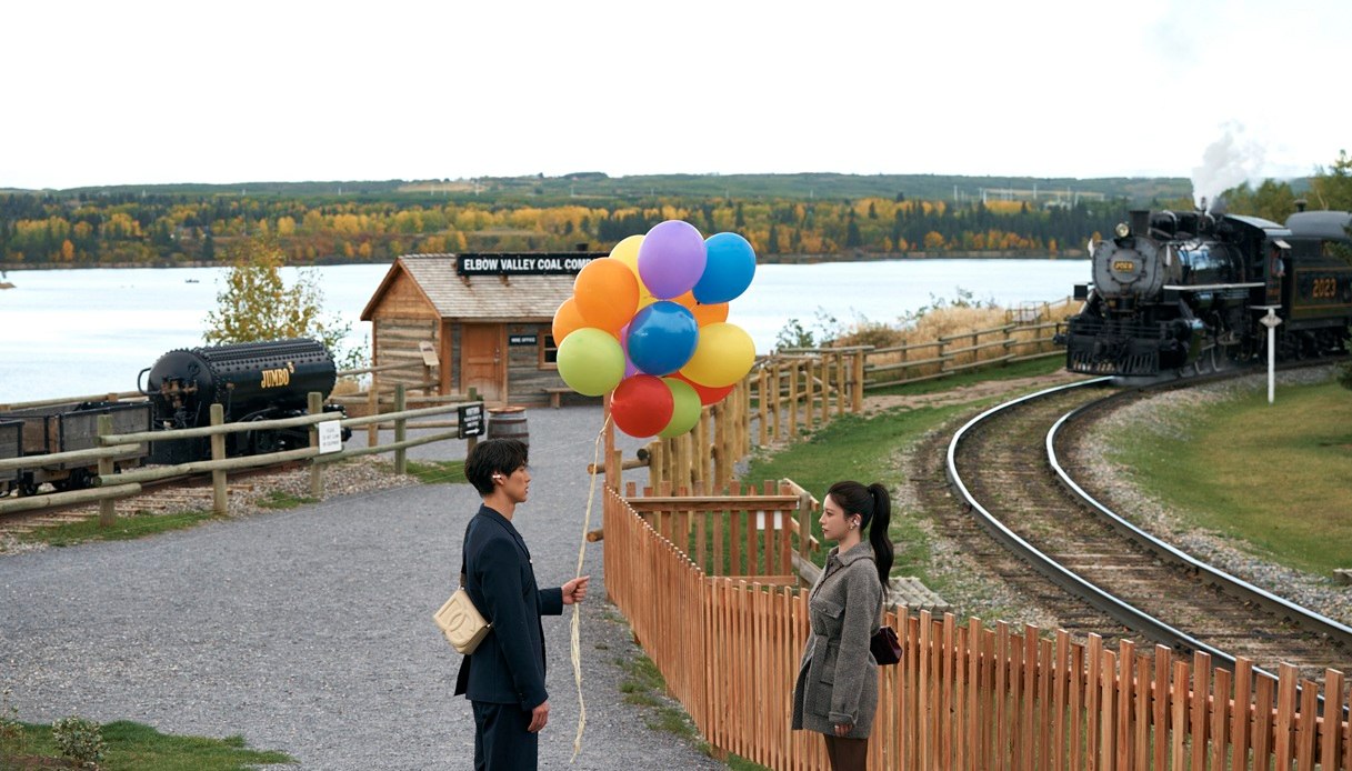 I protagonisti all'Heritage Park Historical Village, in Canada