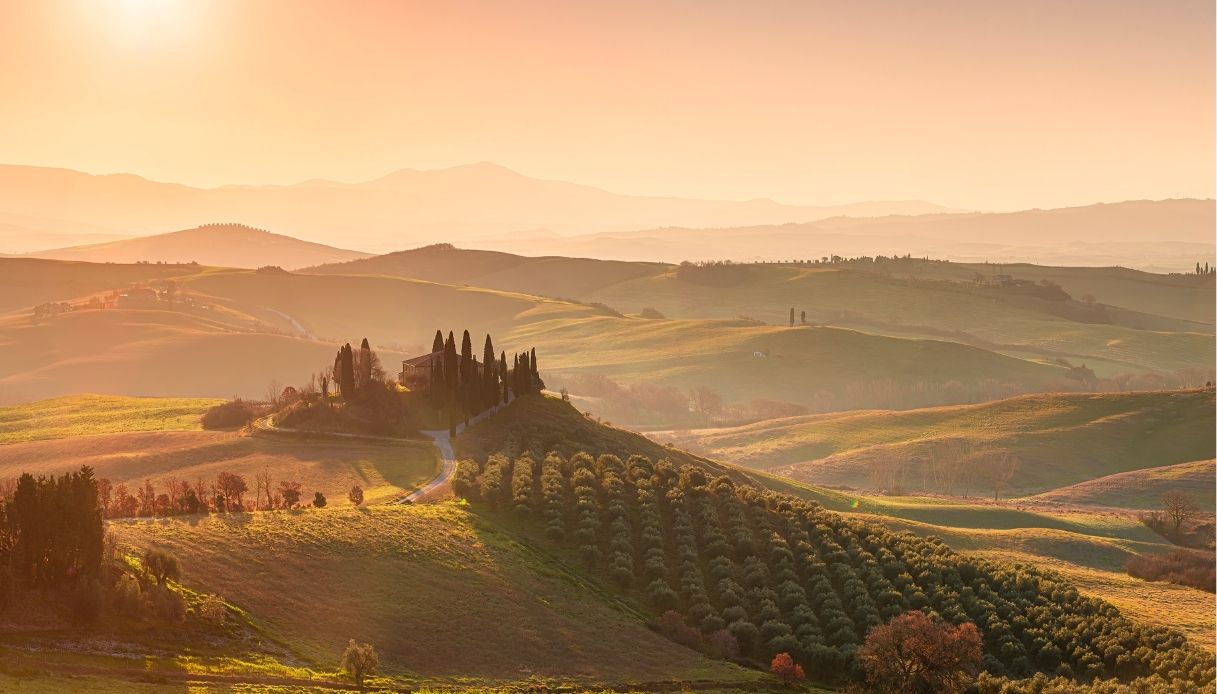 Vista sulla campagna toscana