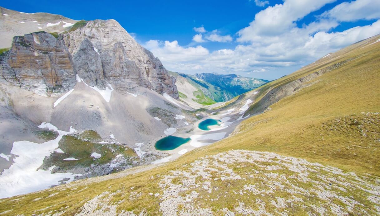 Lago di Pilato Monti Sibillini inverno neve