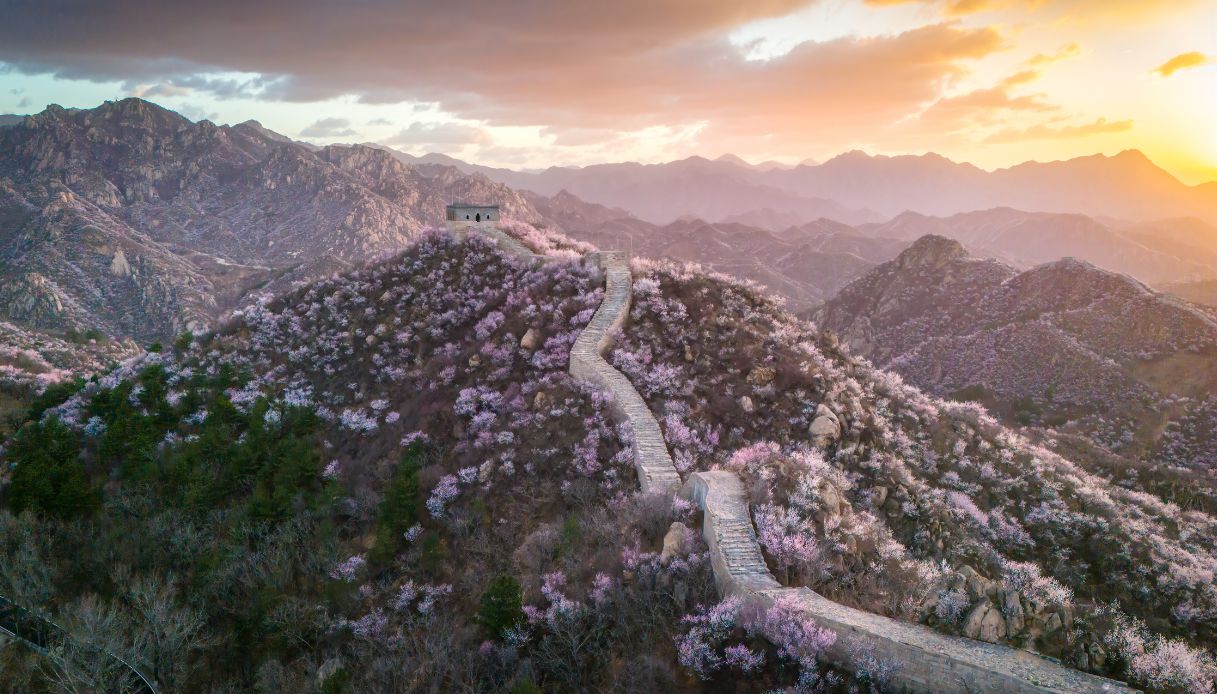 Muraglia Cinese in primavera
