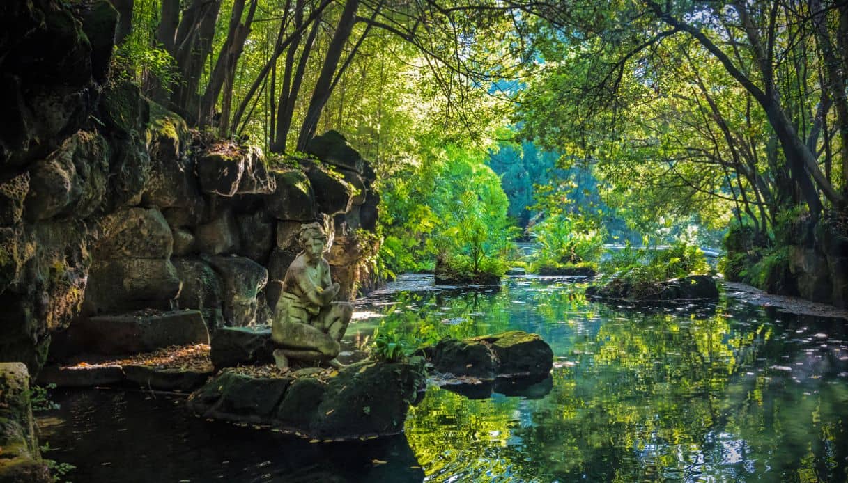 Parco reale della Reggia di Caserta: il ritorno della Peschiera grande