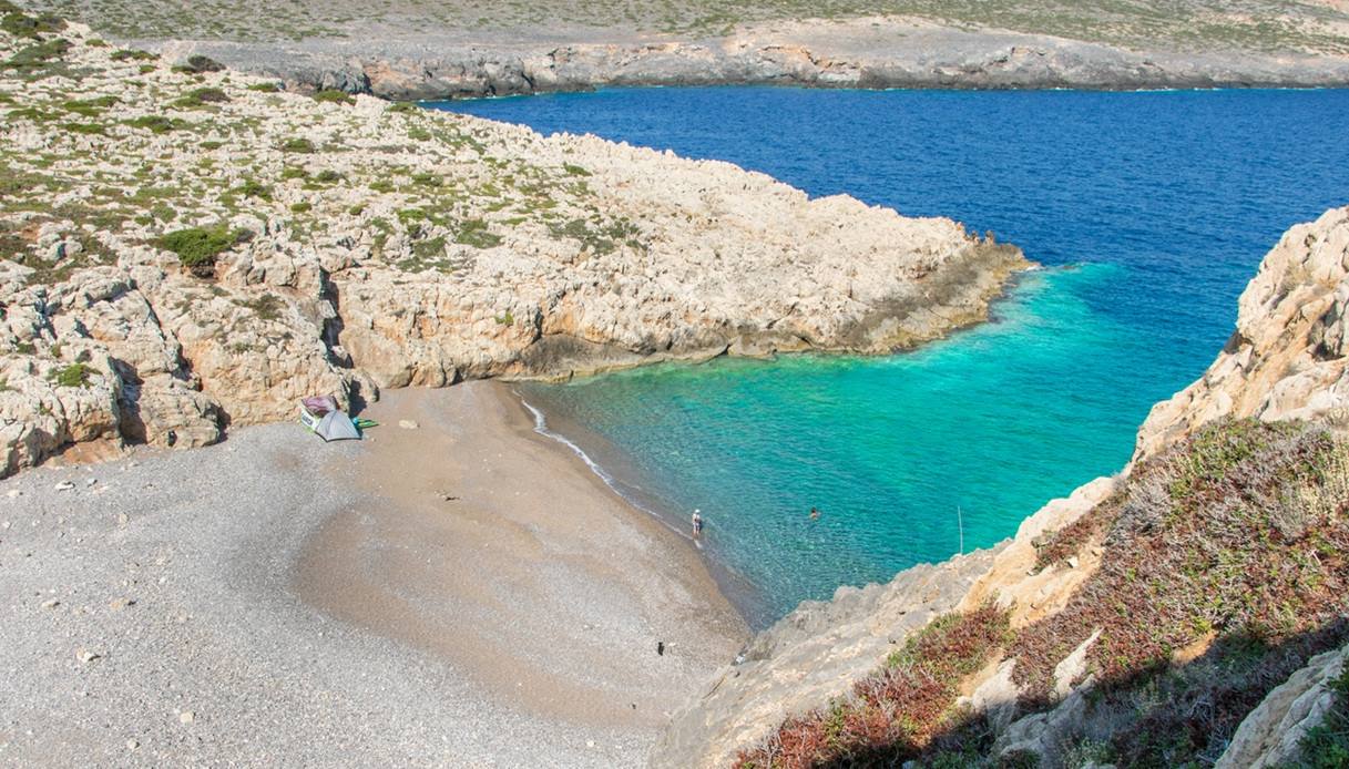 Antikythera, spiaggia di Xeropotamos