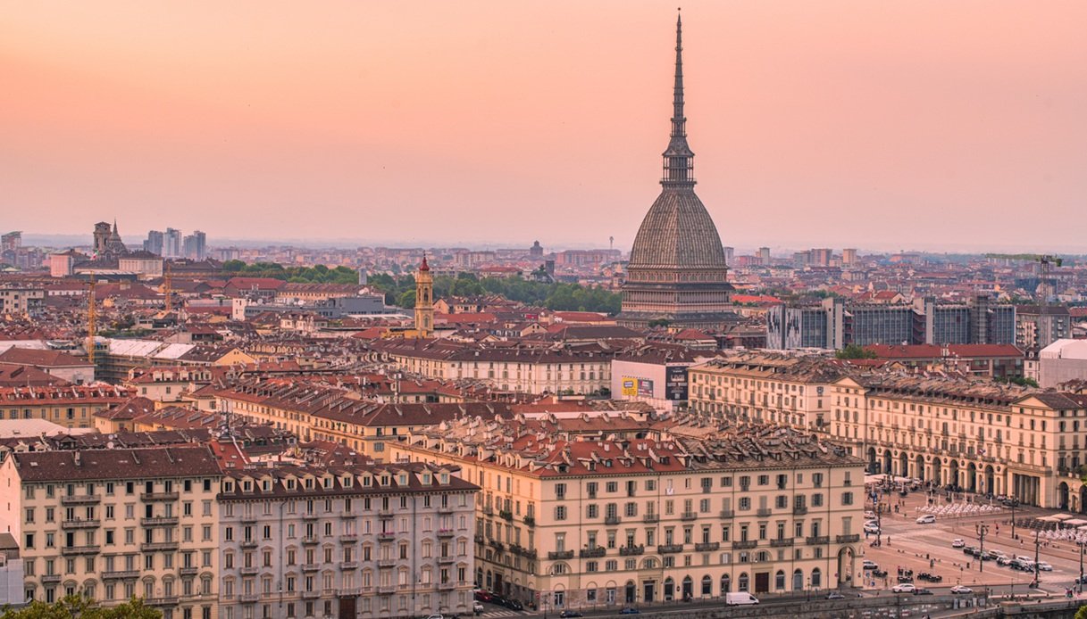 Tramonto su Torino