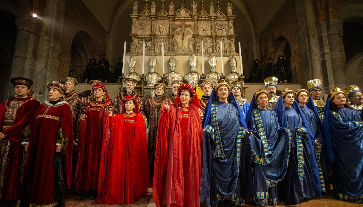 Figuranti al Corteo dei Re Magi a Milano