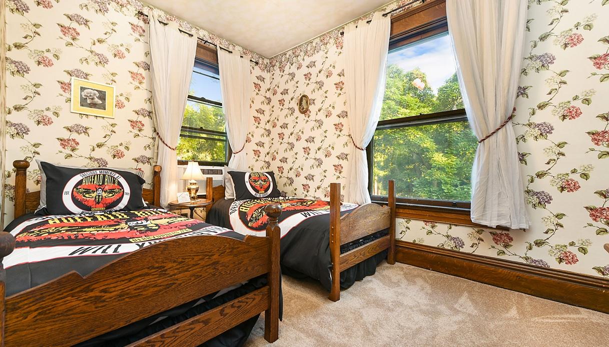 Una delle camere della casa di Buffalo Bill